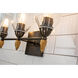 Fun Finial 3 Light 22 inch Dark Bronze Vanity Light Wall Light